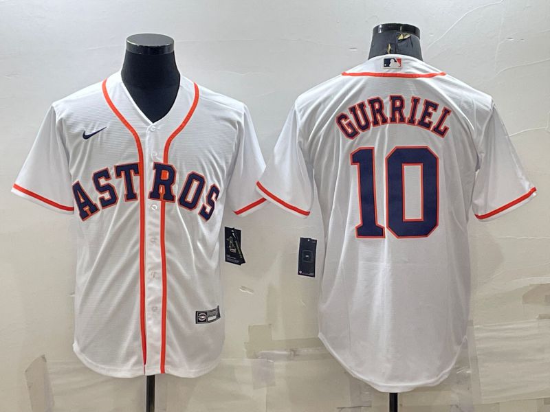Men Houston Astros #10 Gurriel White Game Nike 2022 MLB Jerseys